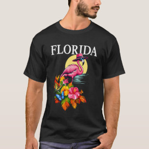 Camiseta Pôr do Sol na Praia da Flórida Vibrações Tropicais