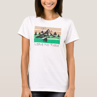 Camiseta Pôr do Sol nas Montanhas Leave No Trace