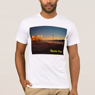Camiseta Por do sol no farol em Santa Cruz - t-shirt