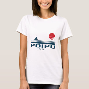 Camiseta Pôr do sol no Havaí Poipu veleiro nascer do sol ve