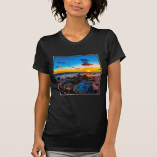 Camiseta Por do sol no mar