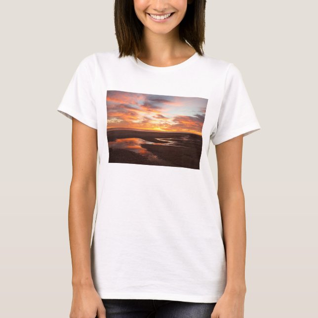 Camiseta Por do sol no mar de Cortez (Frente)