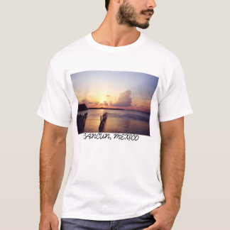 Camiseta Por do sol no t-shirt de Cancun