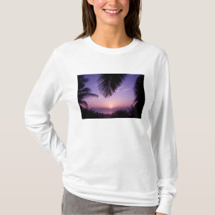 Camiseta Pôr do sol no West End, Cayman Brac, Ilhas Cayman,