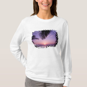 Camiseta Pôr do sol no West End, Cayman Brac, Ilhas Cayman,