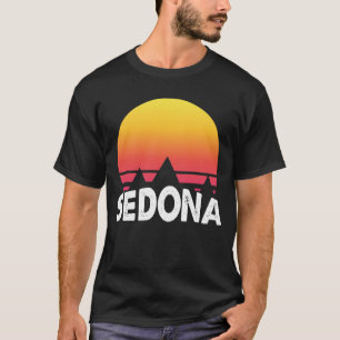 Camiseta Por do sol retro do deserto da arizona de Sedona