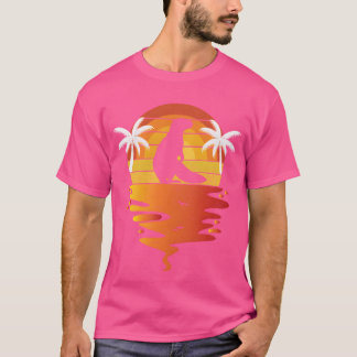 Camiseta Pôr do sol retrô do Mangusto anos 70 Mangusto vint