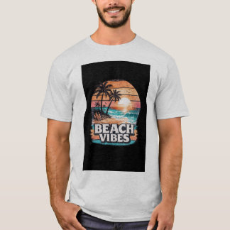 Camiseta Pôr do Sol Retro Vibes de Praia | Tropica
