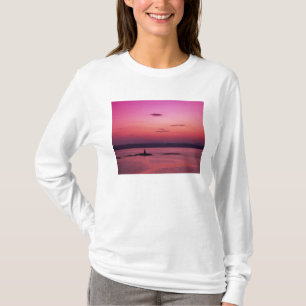 Camiseta Pôr do sol sobre a Ilha de Skye, a partir de Malla