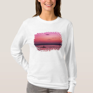 Camiseta Pôr do sol sobre a Ilha de Skye, a partir de Malla