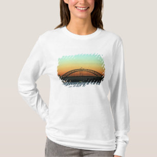 Camiseta Pôr do sol sobre a Sydney Harbour Bridge, Austráli