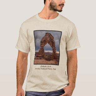 Camiseta Por do sol tormentoso - arco delicado - Moab - Ut