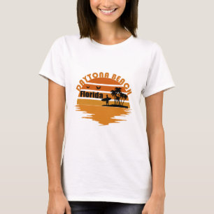 Camiseta Pôr do sol vintage em Daytona Beach Flórida