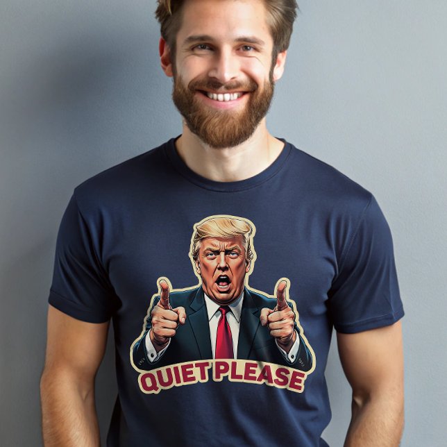 Camiseta Por Favor, Acalme O Diálogo Do Debate Presidencial (Criador carregado)