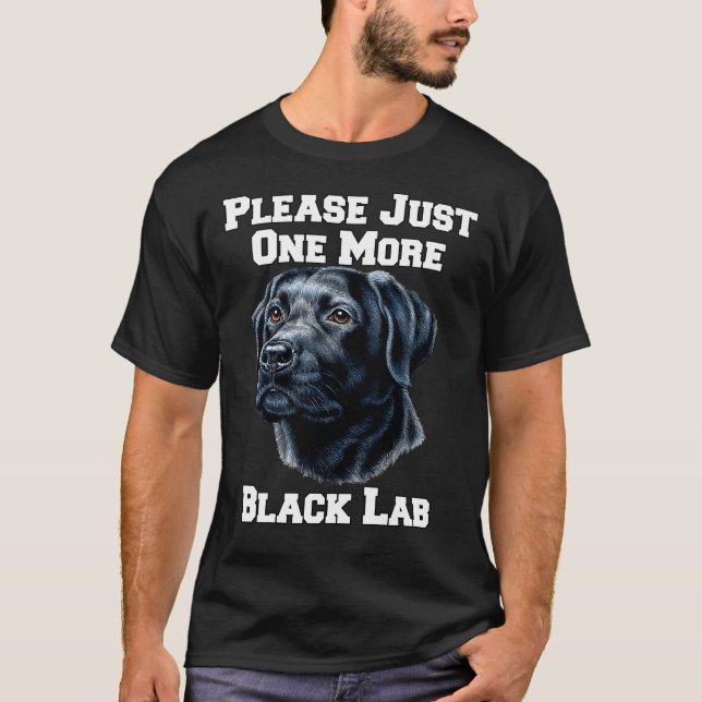 Camiseta Por Favor, Mais Um Cachorro Preto (Frente)