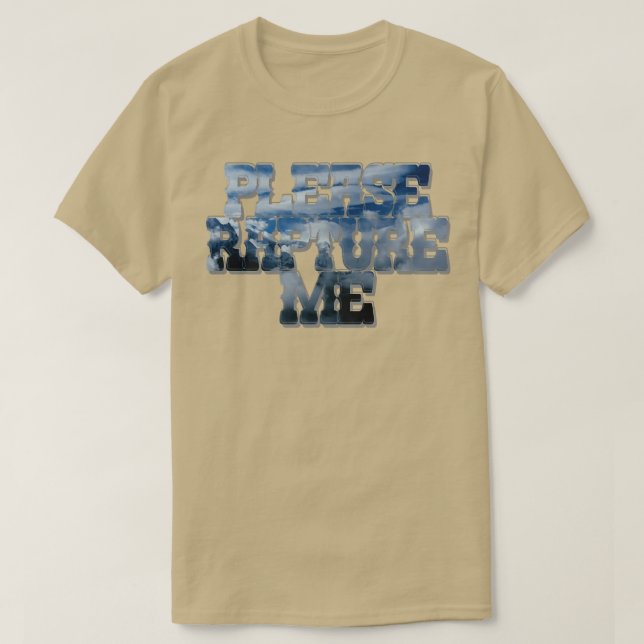 Camiseta Por favor, me prepare (Frente do Design)