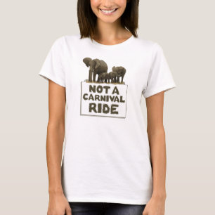 Camiseta Por favor não monte os elefantes