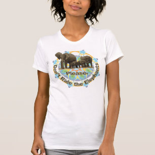 Camiseta Por favor não monte os elefantes