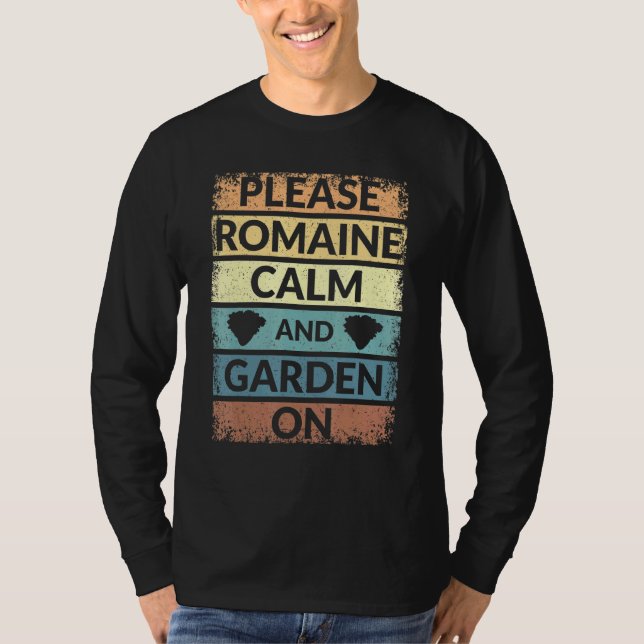 Camiseta Por Favor, Romaine Calm E Garden Em 1 (Frente)