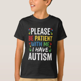 Camiseta Por Favor Seja Paciente Comigo Suporte Arco-íris A