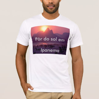 Camiseta Pôr faz em Ipanema do solenóide