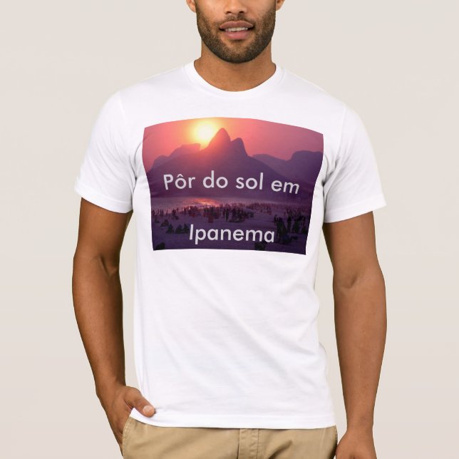 Camiseta Pôr faz em Ipanema do solenóide (Frente)