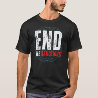 Camiseta Pôr fim à guerra das sanções
