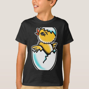 Camiseta Por Frango Rachado Ovo Primavera Frango