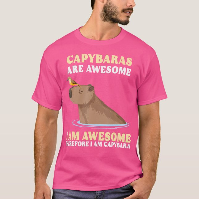 Camiseta Por Isso Sou Capybara (Frente)