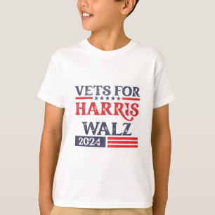Camiseta Por Kamala Harris Tim Walz Veterans For Harris