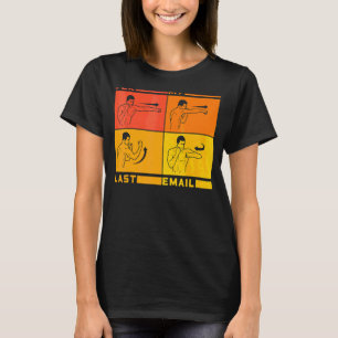 Camiseta Por Meu Último E-mail Sarcástico Para Trabalhar Co