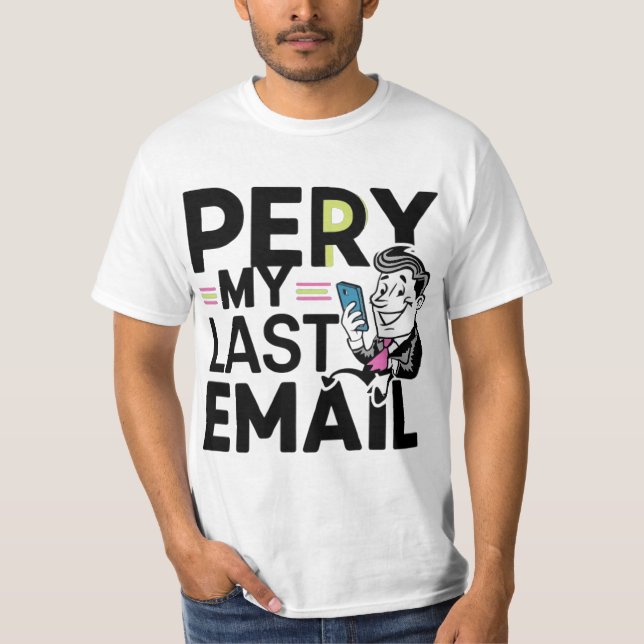 Camiseta por meu último email (Frente)