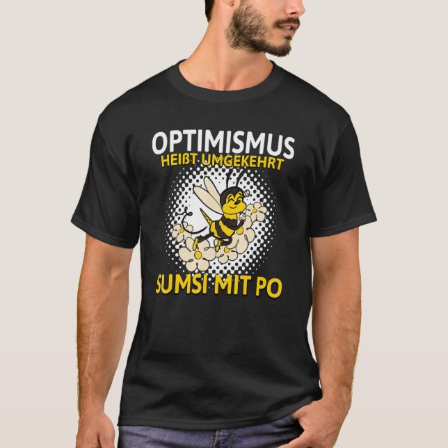 Camiseta Por outro lado, otimismo significa Sumsi com Po_1 (Frente)