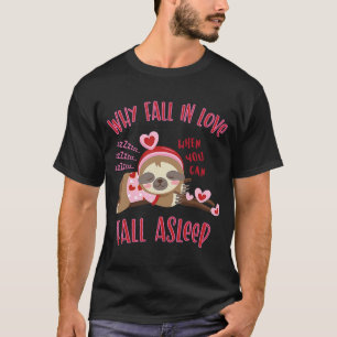 Camiseta Por Que Apaixonar Quando Você Pode Dormir Lama Va