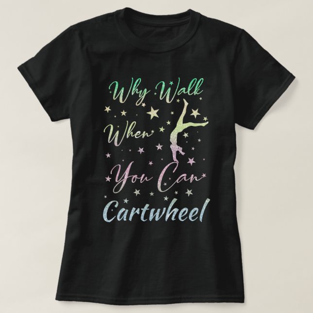 Camiseta Por Que Caminhar Quando Você Pode Dar Voltas Prese (Frente do Design)