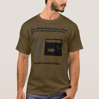 Camiseta por que colocar uma usina nuclear perto de um aquá