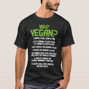 Camiseta Por que dieta baseada em vegetais de vegetariano v