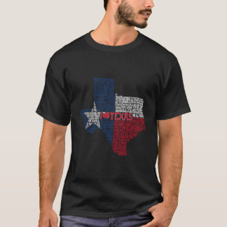 Camiseta Por que eu adoro Design tipográfico do Texas