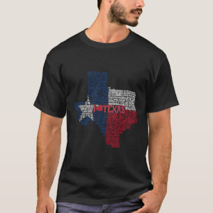 Camiseta Por que eu adoro Design tipográfico do Texas