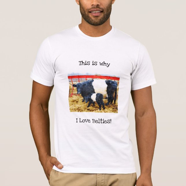 Camiseta Por que eu amo Belties Belties Cortado Belo Vinho  (Frente)