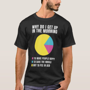 Camiseta Por Que Eu Levanto De Manhã Para Não Chorar Na Cam