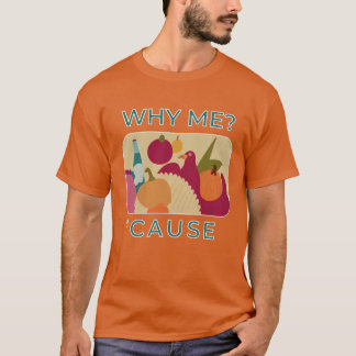 Camiseta Por que eu Oversized