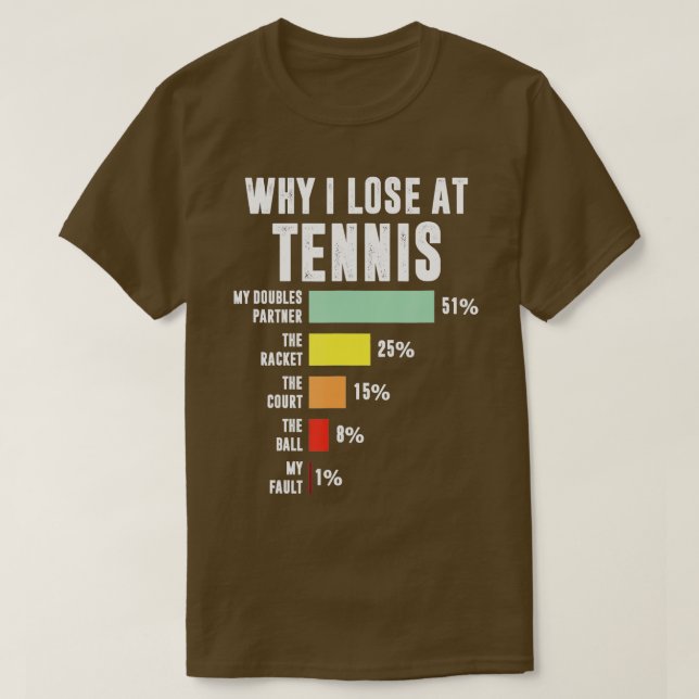 Camiseta Por Que Eu Perder No Ennis Ennis Ennis Player (Frente do Design)