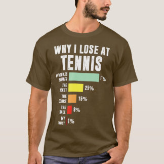 Camiseta Por Que Eu Perder No Ennis Ennis Ennis Player