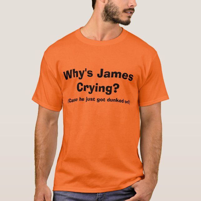 Camiseta Por que grito de James?  - T-SHIRT (Frente)