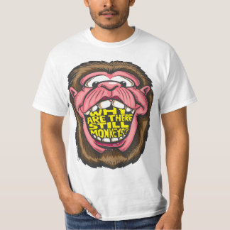 Camiseta Por que há ainda macacos?