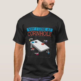 Camiseta Por Que Perco No Cornhole Saco De Areia Lançamento