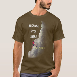 Camiseta Por Que Subir? - Porque está lá, T-Shirt