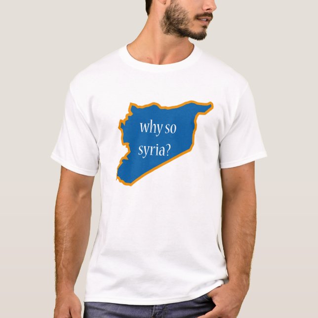 Camiseta Por que tão sério? t-shirt (Frente)