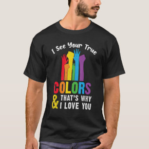 Camiseta Por Que Te Amo, Orgulho Lgbt, Rainbow Lésbica Gay